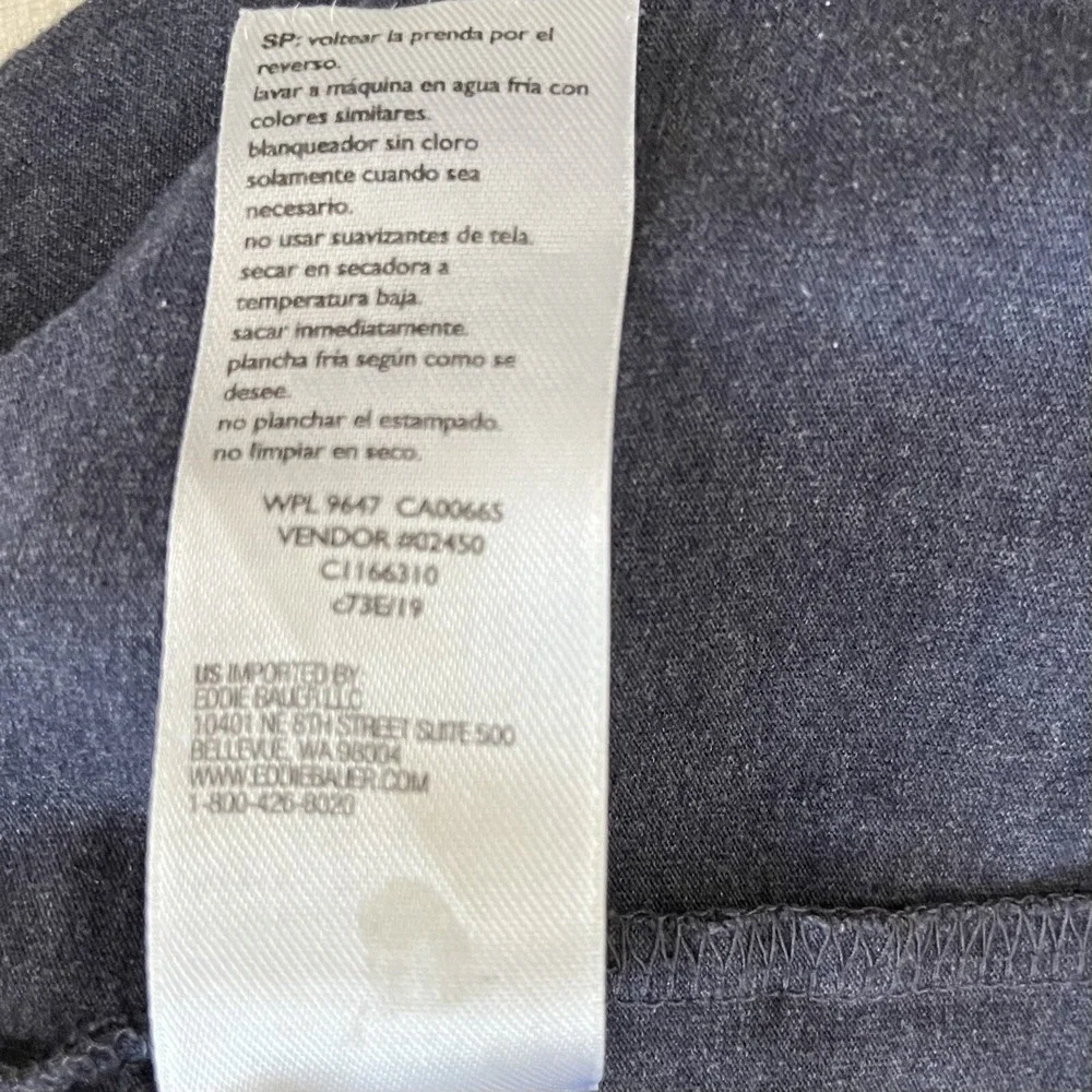 Eddie Bauer TShirt Adult XL Blue Expedition Outfitter Mountain Graphic Camping